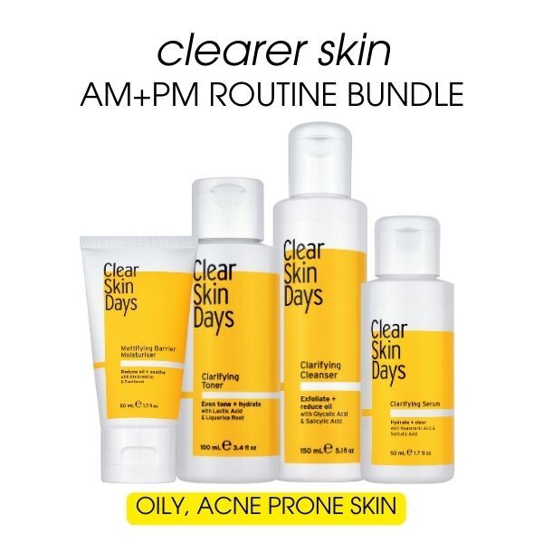 Clear Skin Days AM + PM Skincare Routine Bundle