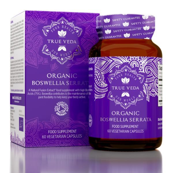 True Veda | Organic Boswellia 5:1 Extract| Vegan| 60 Caps