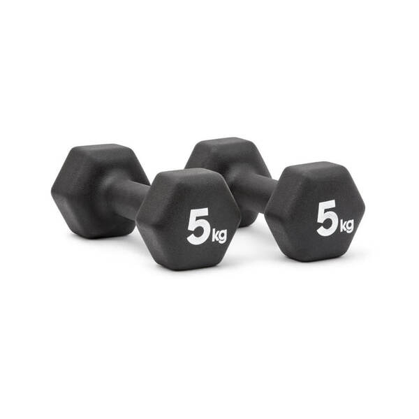 Adidas 2 x 5kg Hex Dumbbells