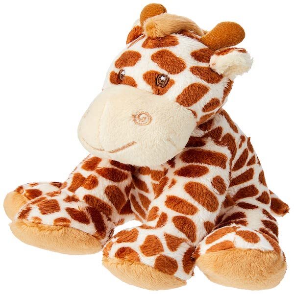 Suki Plush Rattle with Embroidered Accents (Giraffe) Small