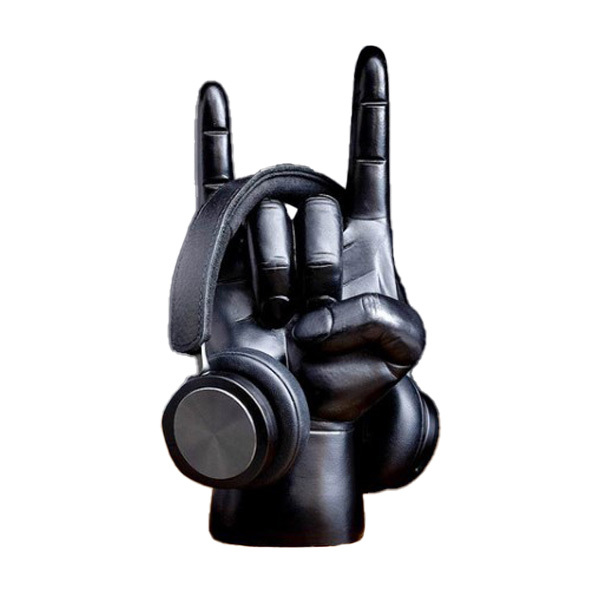 Suck UK Rock On Black Headphone Stand