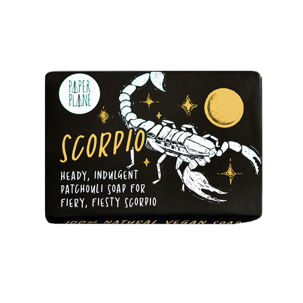 Paper Plane Scorpio Star Sign Soap 95g