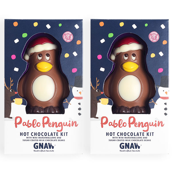 Gnaw Pablo Penguin Hot Choc Kit Twin Pack, 2 x 78g