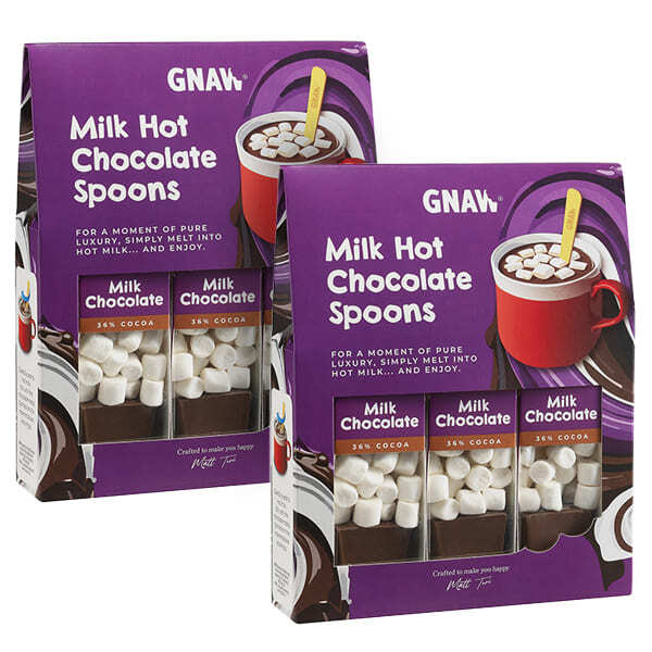 Gnaw Milk Chocolate Hot Shot Gift Set Twin Pack, 2 x 120g