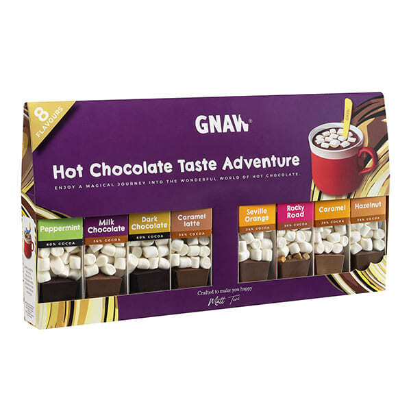 Gnaw Taste Adventure Hot Choc Shot Gift Set, 320g