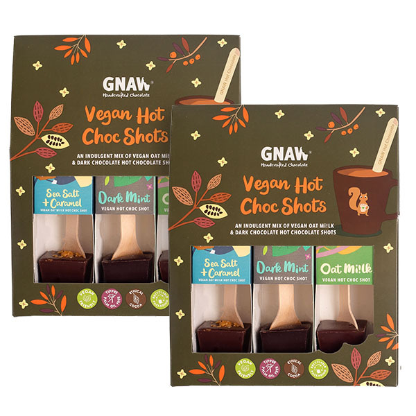 Gnaw Vegan Trio Hot Shot Gift Set Twin Pack, 2 x 120g