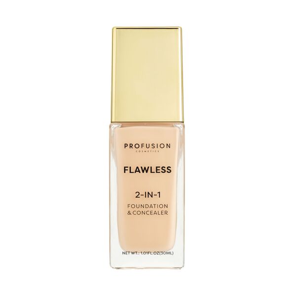 Profusion Cosmetics Flawless 2-IN-1 Foundation | Fair Ivory