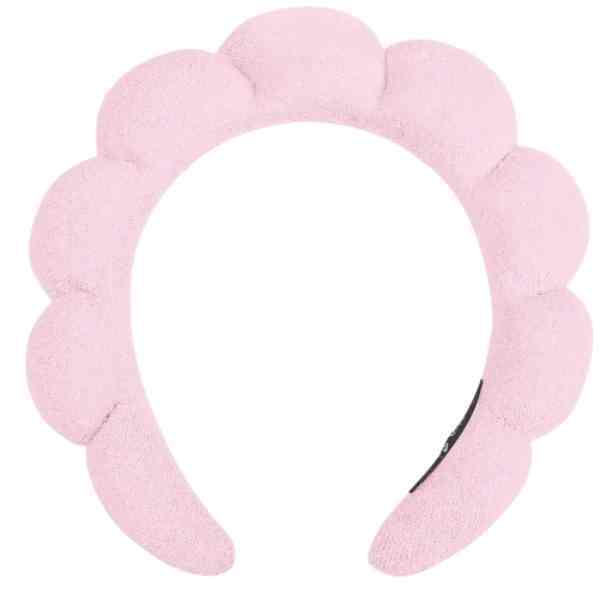 Luvyah Cosmetics Bubble Spa Headband Terry Cloth Pink