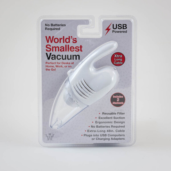 The World's Smallest Vacuum