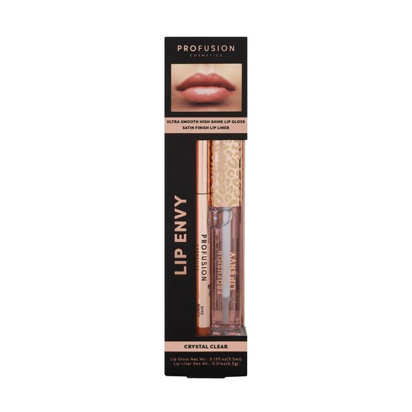 Profusion Cosmetics Lip Envy Gloss & Liner |Crystal Clear