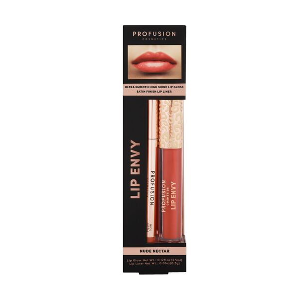 Profusion Cosmetics Lip Envy Gloss & Liner | Nude Nectar