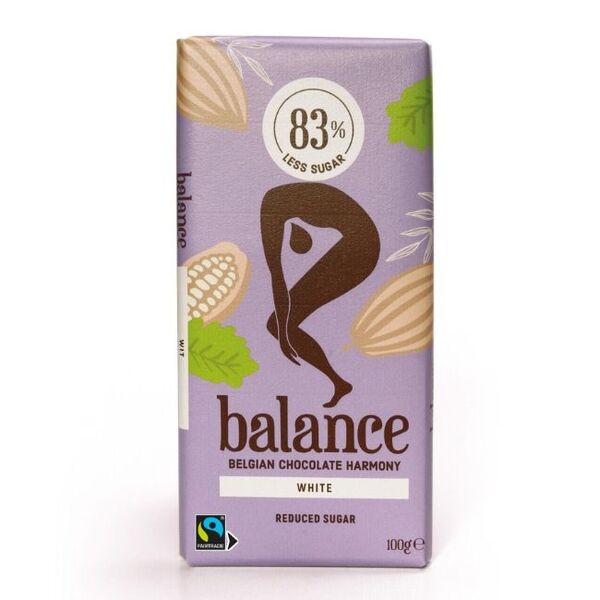 Balance Diabetic White Chocolate Bar No Added Sugar 100g