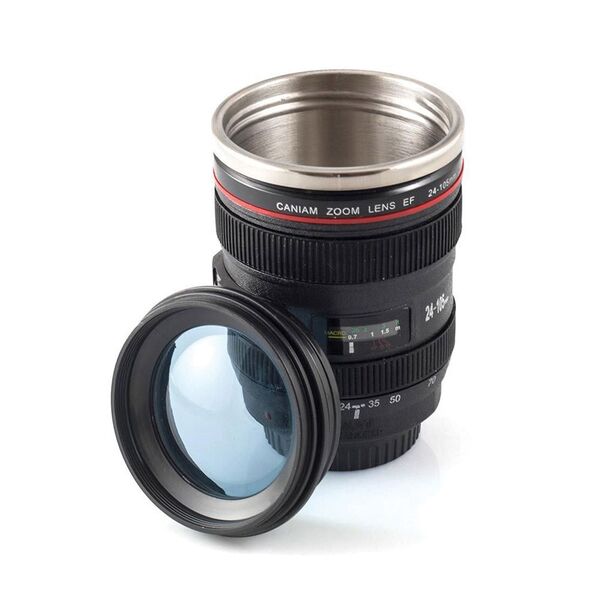 #Winning Camera Lens Mug With Lid