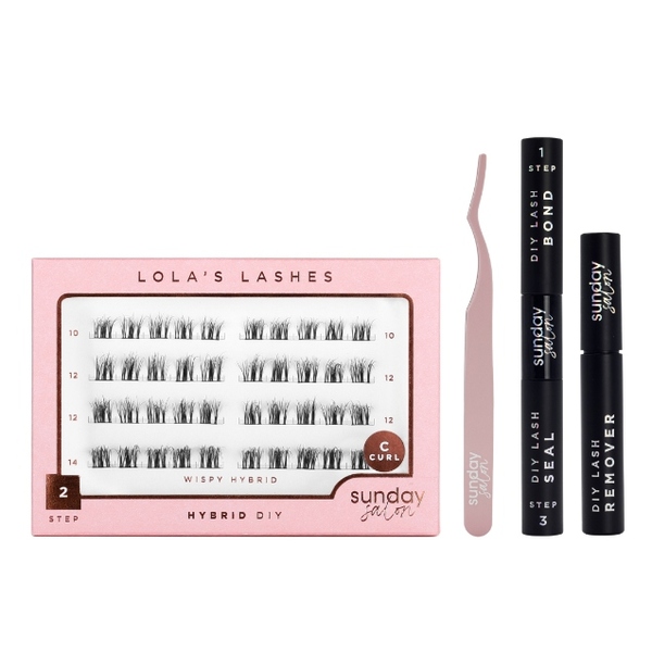 Lola's Lashes Wispy Hybrid DIY Lash Extension Set