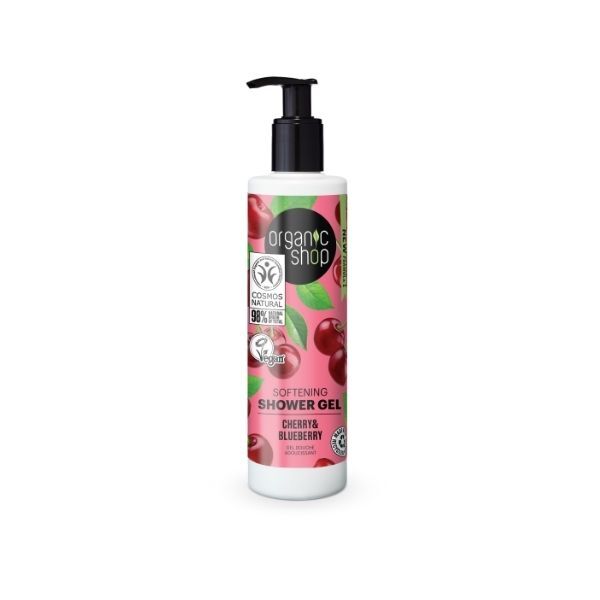 Organic Shop Softening Shower Gel Cherry & Blueberry 280ml