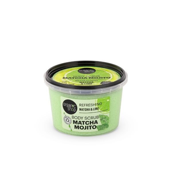 Organic Shop Matcha Mojito Body Scrub  Matcha & Lime 250ml