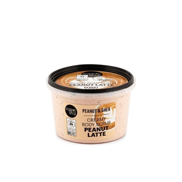 Organic Shop Peanut Latte Body Scrub Peanut & Shea 250ml