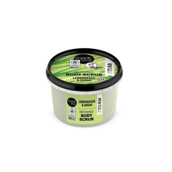 Organic Shop Refining Body Scrub Lemongrass & Sugar 250ml