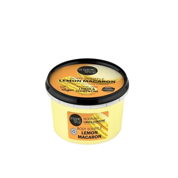 Organic Shop Lemon Macaron Body Souffle Lemon & Clementine