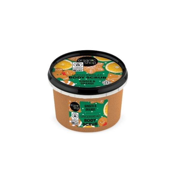 Organic Shop Gingerbread Body Scrub Ginger & Orange 250ml