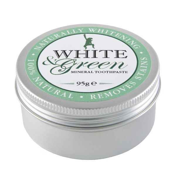 White & Green Mineral Whitening Toothpaste - Cosmos Organic