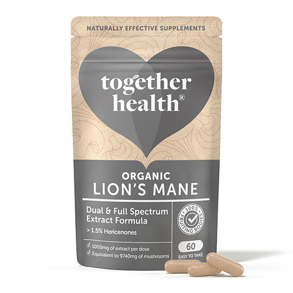 Together Health Lions Mane Mushroom Extract - 9740 mg - x60