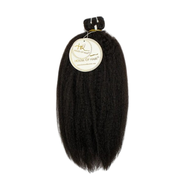 House Of Hair UK Kinky Straight Ebony Weft 16 - Bundle