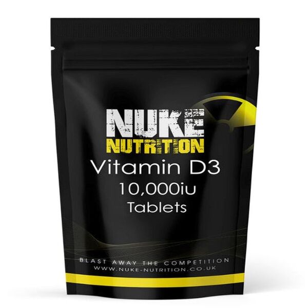 Nuke Nutrition Vitamin D3 Tablets 10,000iu -365ct