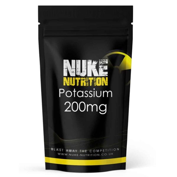 Nuke Nutrition Potassium Tablets 200mg - 60ct