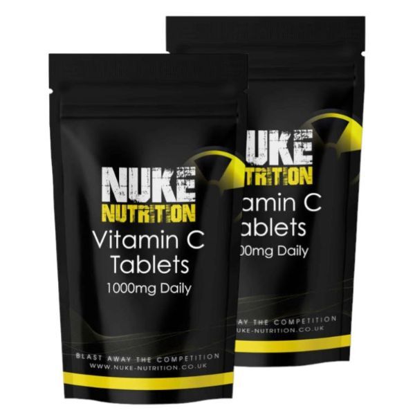 Nuke Nutrition Vitamin C Tablets 1000mg - 120ct