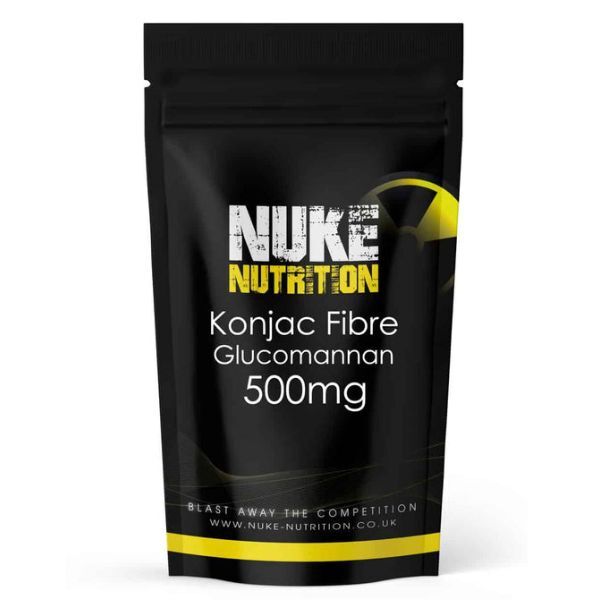 Nuke Nutrition Konjac Fibre Glucomannan 500mg-60ct