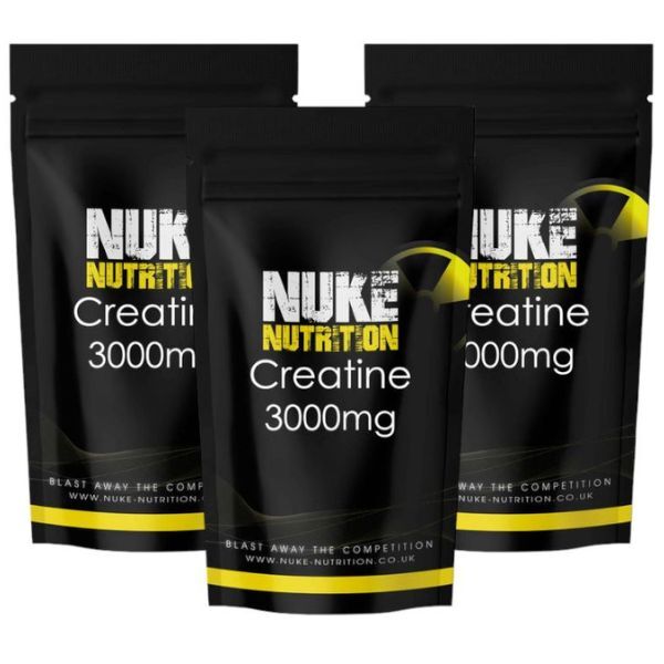 Nuke Nutrition Creatine Monohydrate Capsules 3000mg-180ct