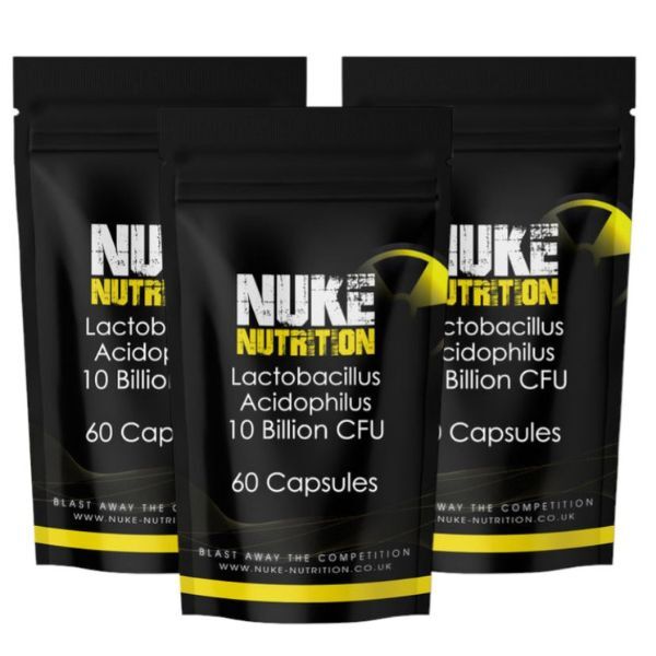 Nuke Nutrition Lactobacillus Acidophilus 10Billion CFU-180ct