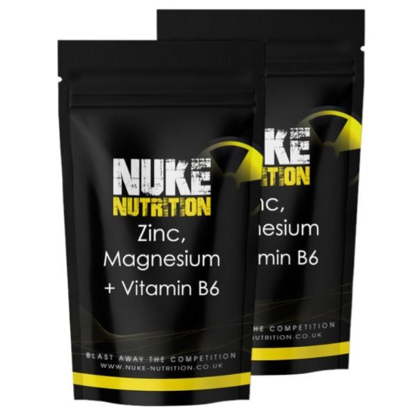 Nuke Nutrition Zinc,Magnesium + Vitamin B6 -120ct