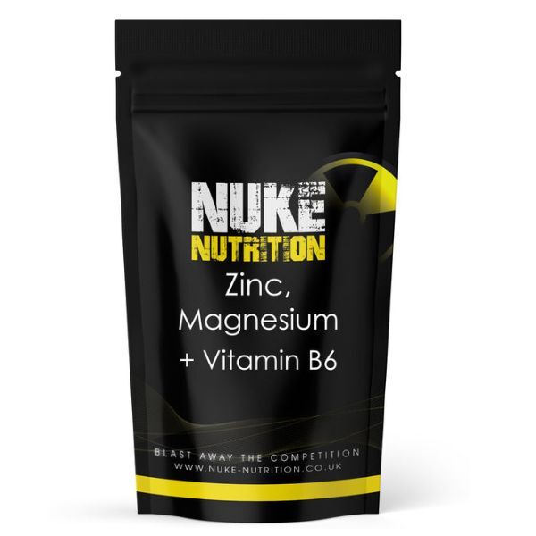 Nuke Nutrition Zinc,Magnesium + Vitamin B6 -60ct