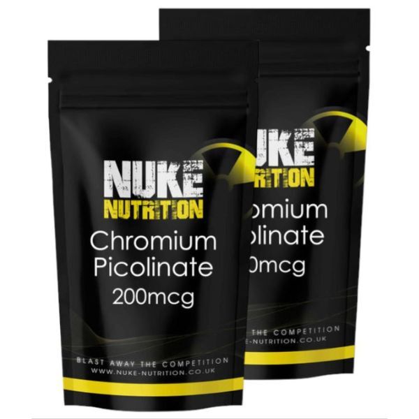 Nuke Nutrition Chromium Picolinate Tablets 200mg - 120ct