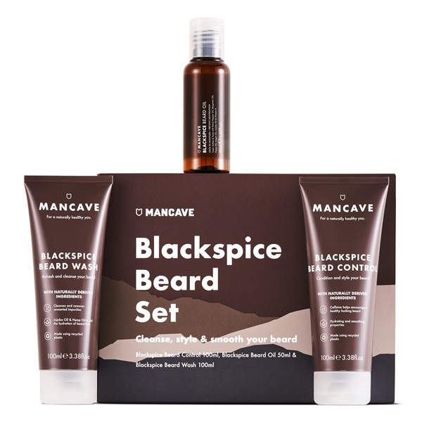 ManCave Blackspice Beard Gift Set