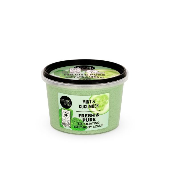 Organic Shop Exfoliating Body Scrub Mint & Cucumber 250 ml