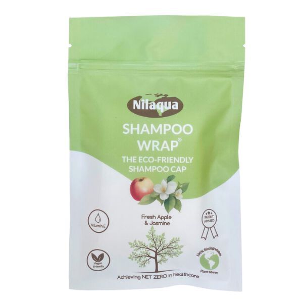 Nilaqua 100% Biodegradable Shampoo Wrap - Apple and Jasmine