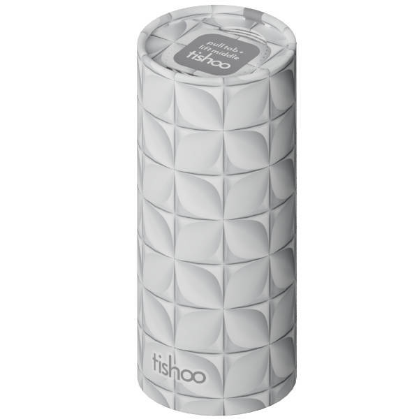 tishoo Tissues with Hyaluronic Acid, Grey/Tiles 4 tubes