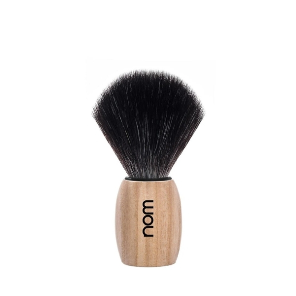 Nom OLE Black Fibre Shaving Brush in Pure Ash