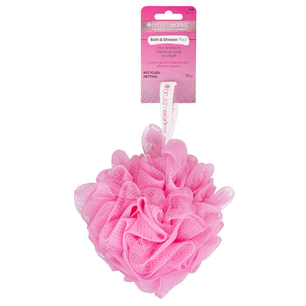 Brushworks Bath & Shower Pouf - 70g