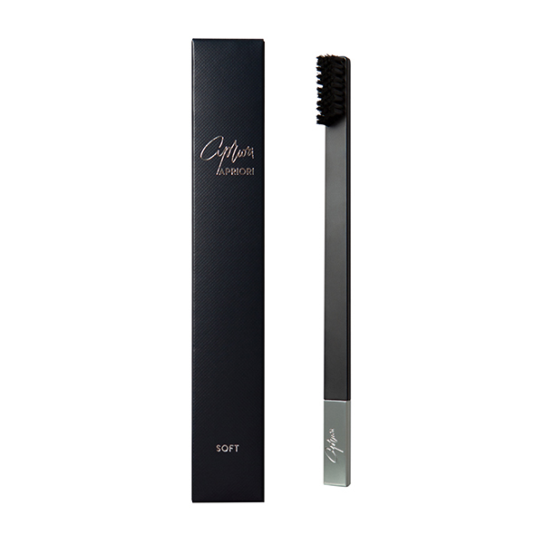 APRIORI Black Silver Soft Toothbrush