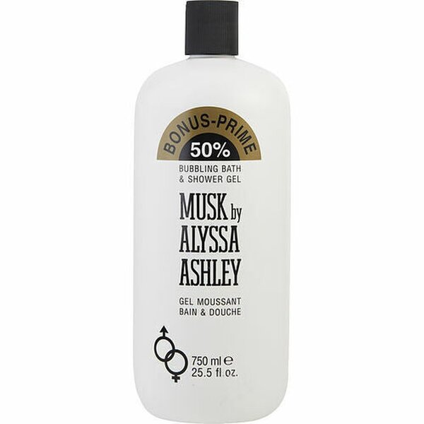 Alyssa Ashley Musk Bath and Shower Gel 750ml