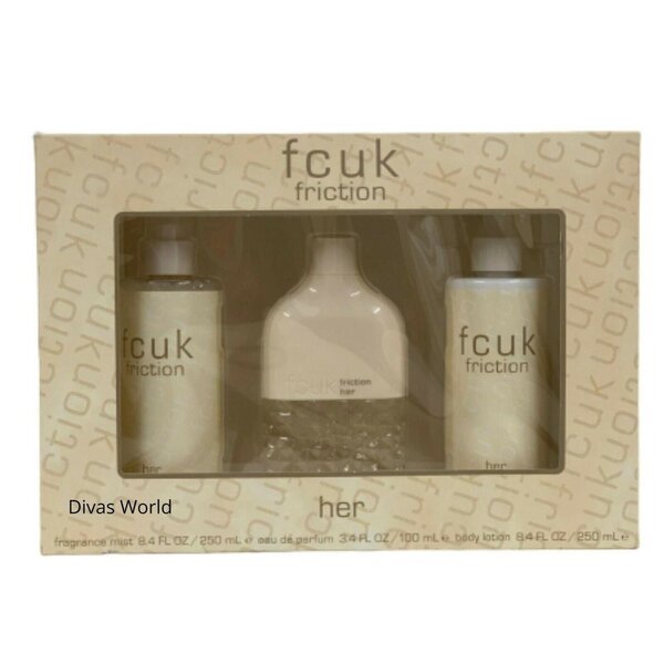 FCUK Friction Her Gift Set 100ml EDT