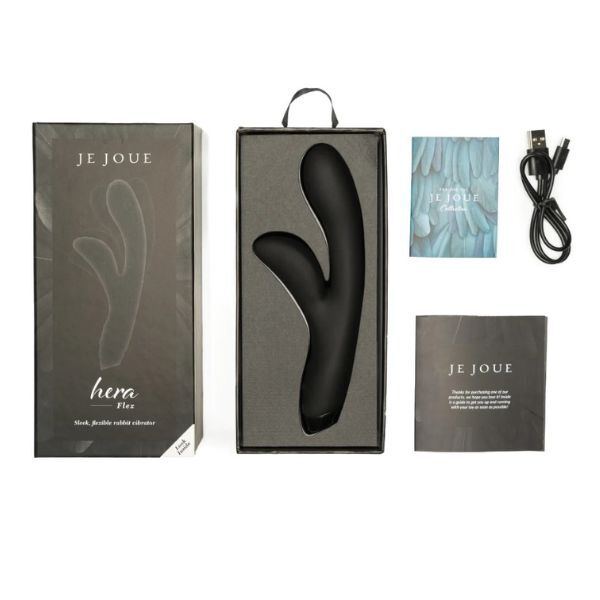 Je Joue Hera Flex Rabbit Vibrator - Black