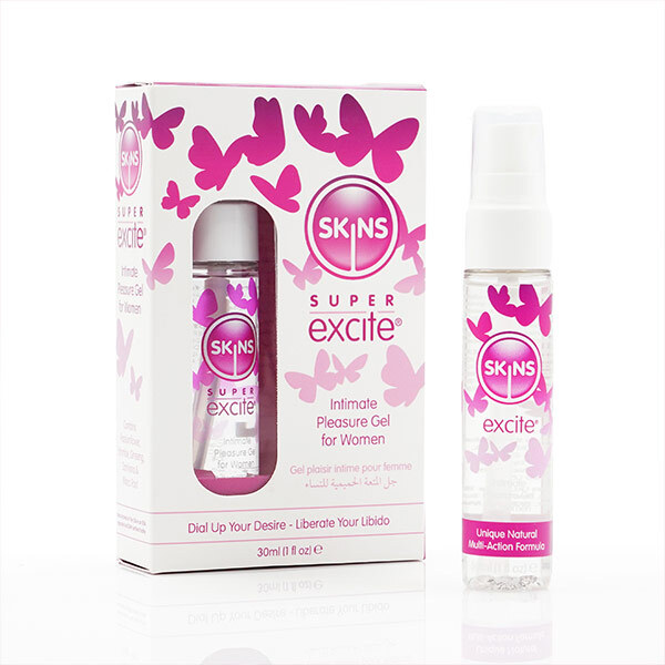 Skins Super Excite Clitoral Stimulation Gel 1 Fl oz (30ml)