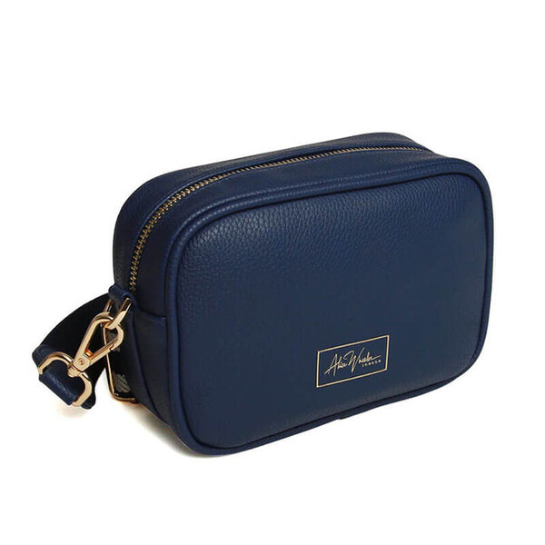 Alice Wheeler Mini Mayfair Blue Crossbody Bag