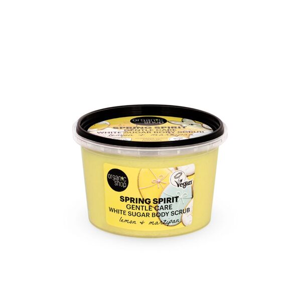 Organic Shop Spring Spirit White Sugar Body Scrub 250ml