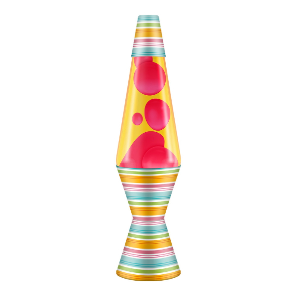 Original Lava Lamp - 14.5" Pinwheel Tie Dye LAVA Lamp